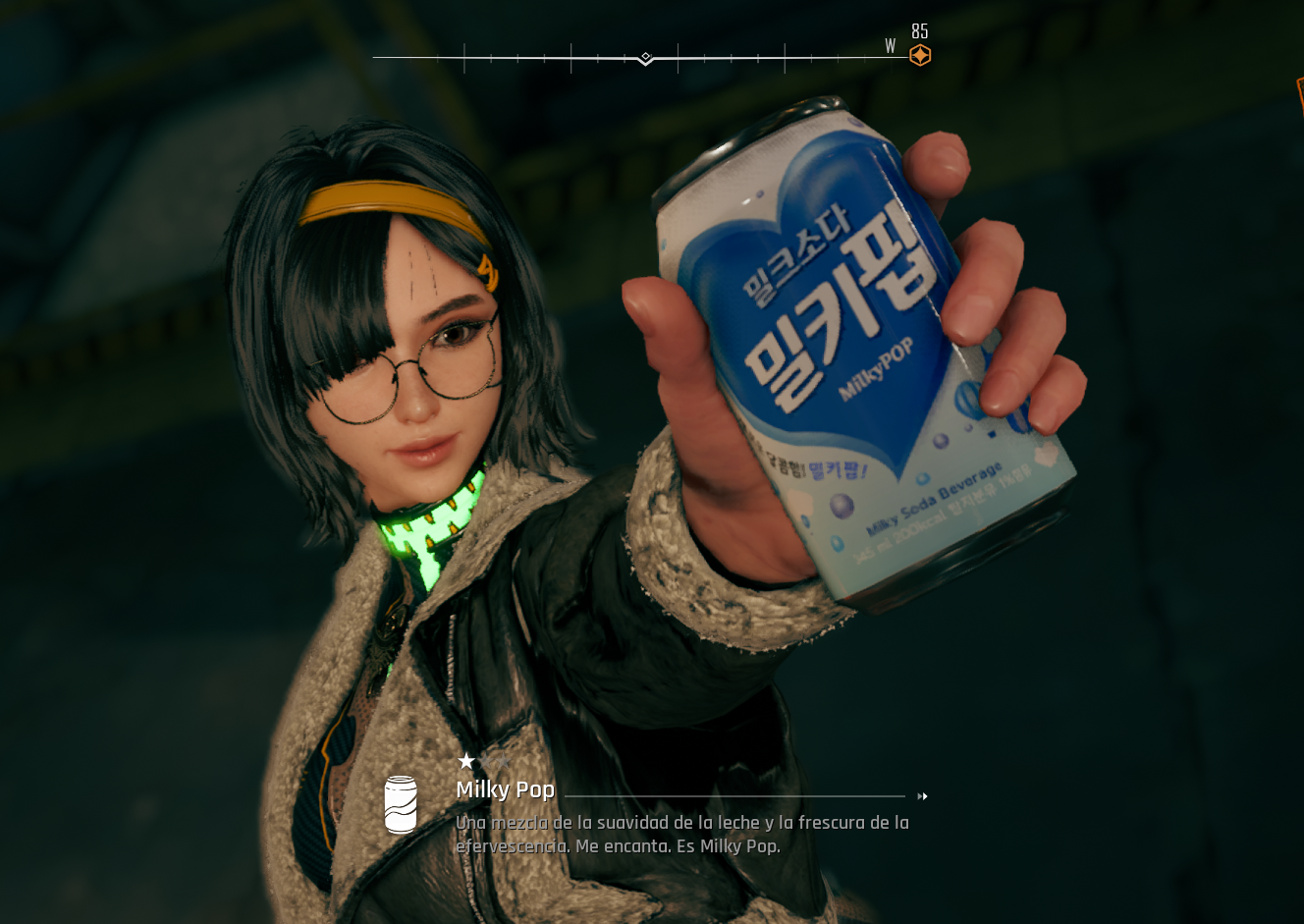 eve after picking up another collectible can